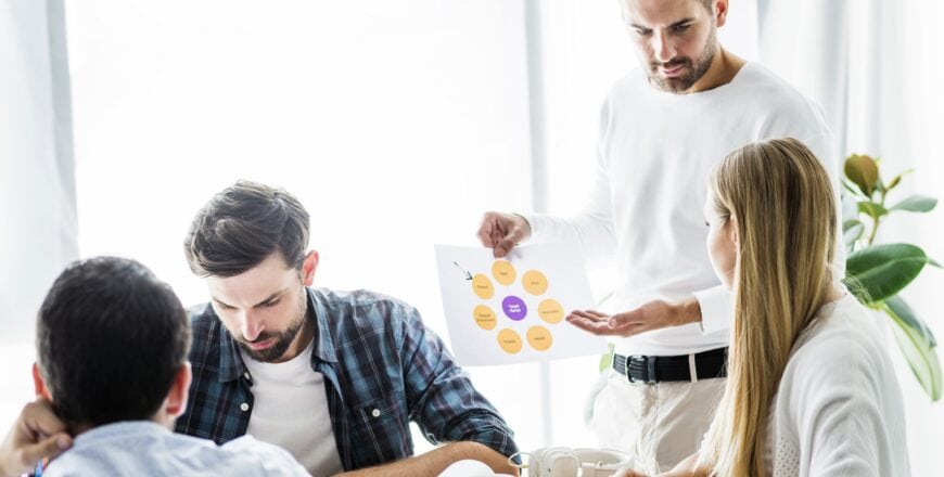 businessman-showing-chart-his-female-employee-workplace-min